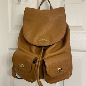 Tan Coach Backpack (Large)
